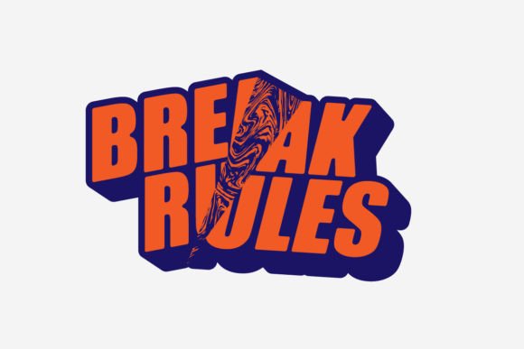 Brak the Rules Graphic Tee Design: Urban Edge for Your Brand