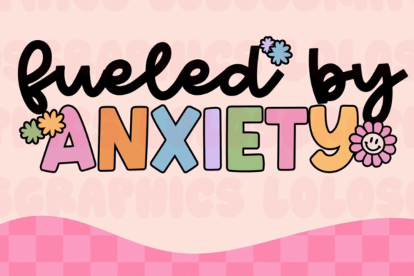 Fueled by Anxiety: A Bold Graphic for Modern Creators