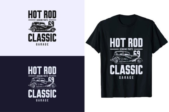 Vintage Car Tshirt Design Vector Graphic: A Creative Asset for Timeless Style