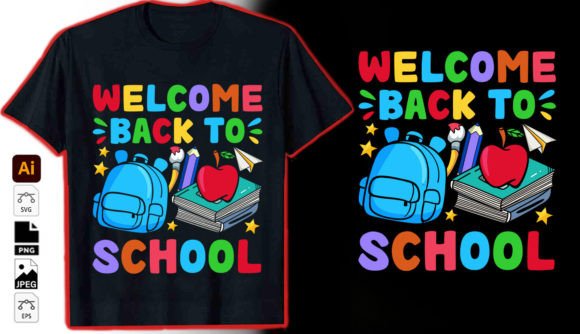 Welcome Back to School Graphic Tshirt: A Designer's Take on Creative Education Apparel